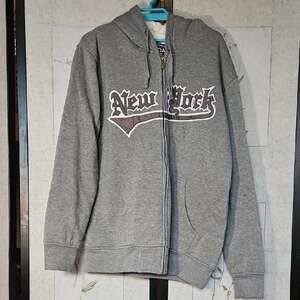 Gray Zip Up Sweater